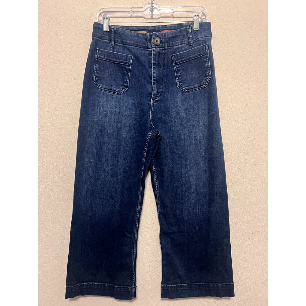 Pilcro & Letterpress The Skipper Wide Leg Jeans Size 30